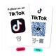 TikTok Tap Card - Generatore di follower sui social media Ottieni follower per TikTok - Carte NFC digitali