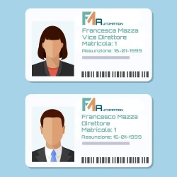 BADGE E TESSERINI PERSONALIZZATI PER ASSOCIAZIONI O TESSERE FEDELTA'